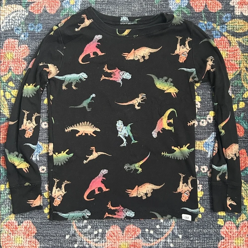 Gap Boys Organic Cotton Dinosaur Pajamas Set, Size 8
